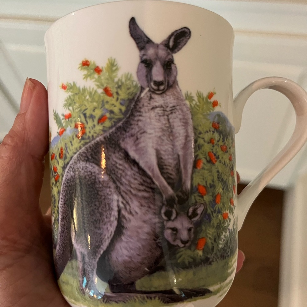 Maxwell Williams “Cashmere” Mug Animals of Australia  Kangaroo Bone China Mug - Picture 8 of 8